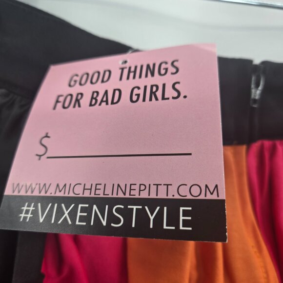 Vixen By Micheline Pitt Ben Cooper Monster Mask Midi Skirt Size XS - Picture 4 of 10